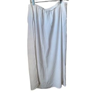 SUNDAYS IN BROOKLYN Women’s White Full Side Slit on One Side Maxi Skirt